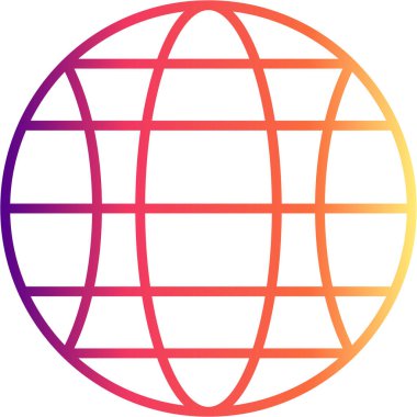 Genel Satır Simgesi, Vektör İllüstrasyonu