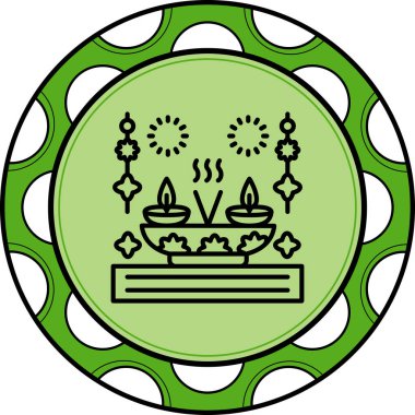 Puja Thali Profesyonel Düz Sanat Düzeni