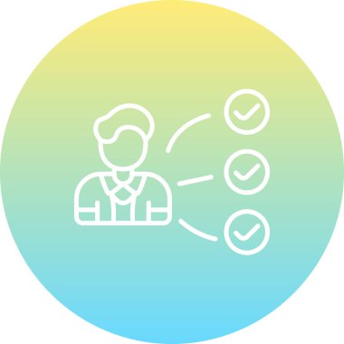 Skills web simgesi vektör çizimi