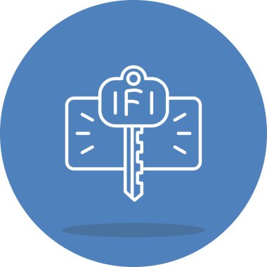 Yabancı Anahtar Modern Soyut Yaratıcı Tasarım Varlığı