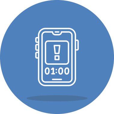 akıllı telefon simgesi, vektör illüstrasyonu basit tasarım