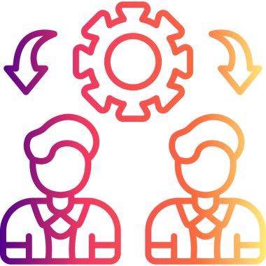 Skills web simgesi vektör çizimi