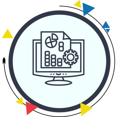 Profesyonel Temiz Düz Grafik Özelliği Raporlanıyor