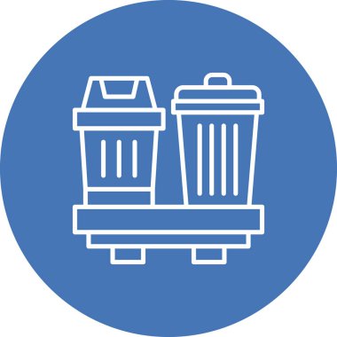 Çöp Kutusu Dinamik Sofistike Düz Sanat Düzeni