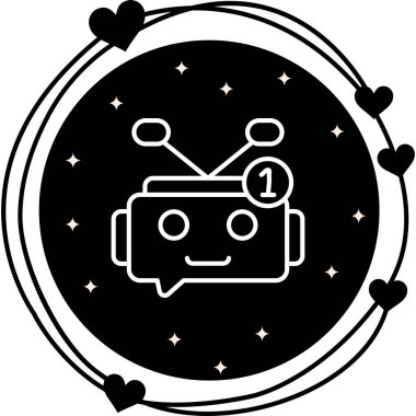 Sohbet robotu yardımcı simgesi, çevrimiçi destek