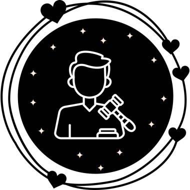 Yargıç Gelişmiş İşlevsel Web Arayüzü Sembolü