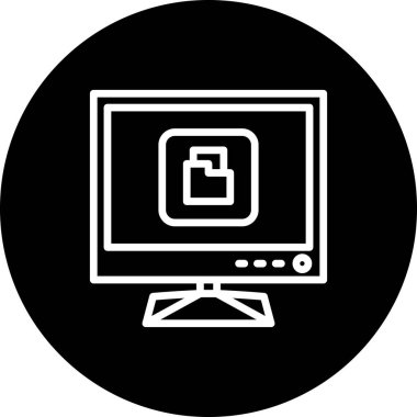 Klasör web simge vektör çizim