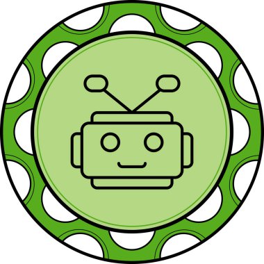 Sohbet robotu yardımcı simgesi, çevrimiçi destek