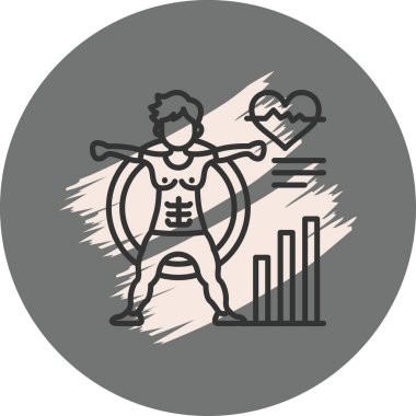 Atlayan Jack Yaratıcı Modern Düz Vektör Tasarımı