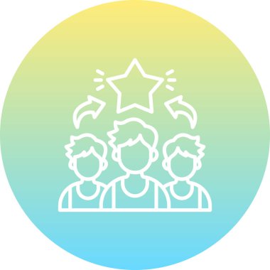 iş liderliği, web basit simgesi