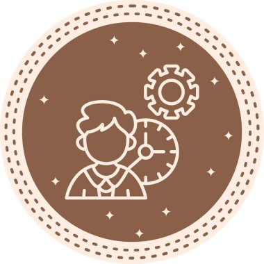 İşçi Ayrı Profesyonel Yaratıcı Grafik Elementi