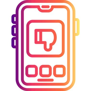 Web simgesi vektör illüstrasyonundan hoşlanmadım