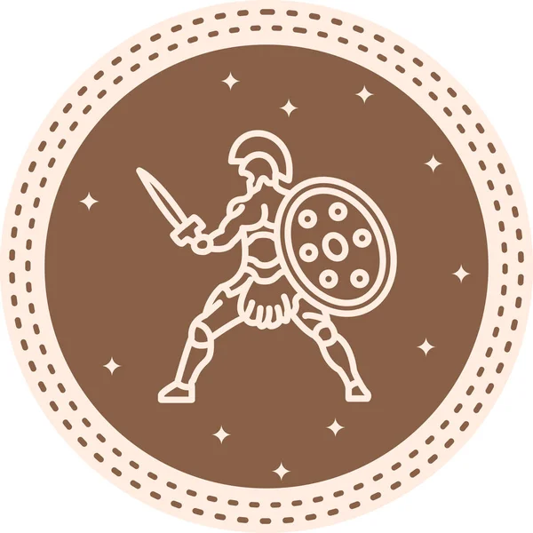 Kılıç Ustası Satırı Simgesi, Beyaz Arkaplanda Basit Görüntü 