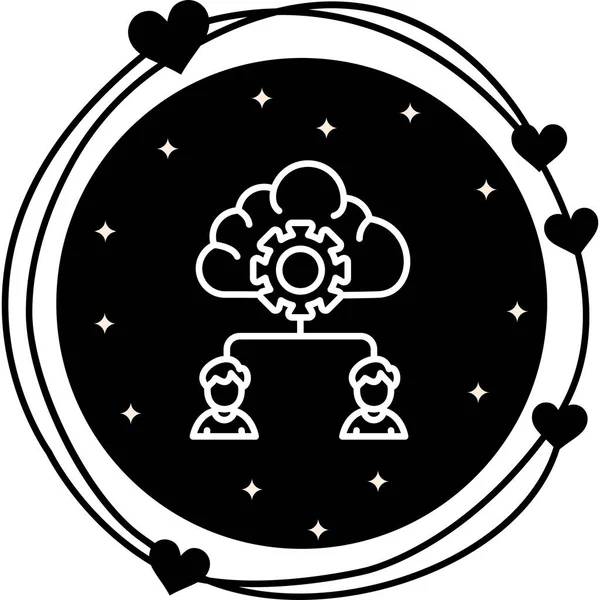 veri simgesi vektör illüstrasyon tasarımı