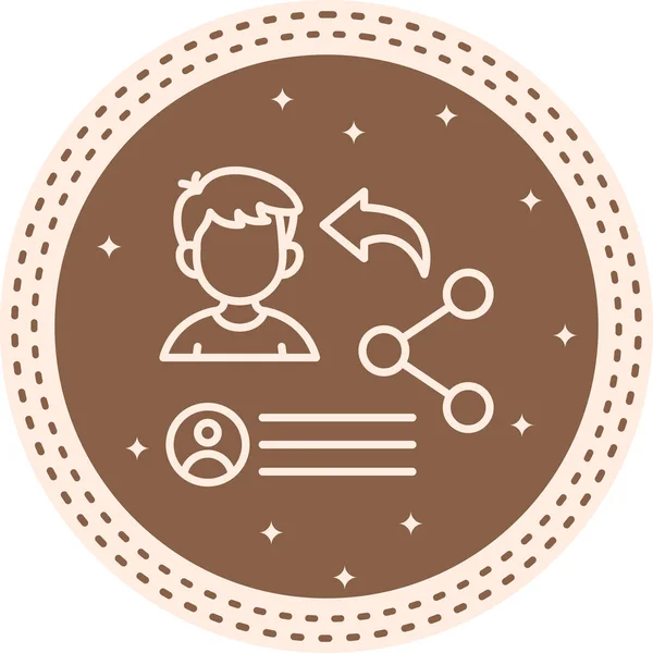 Web simge vektör çizim paylaşmak