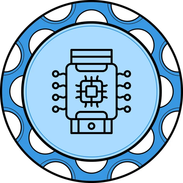 Smartwatch ağ simgesi vektör çizimi  