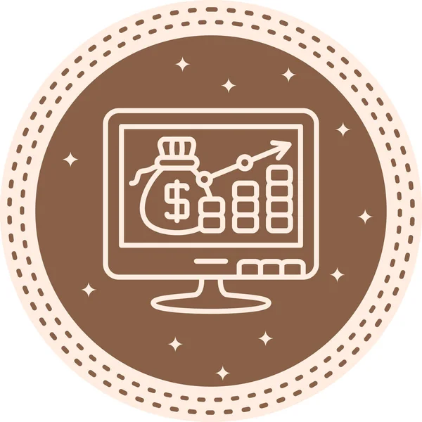 Pazarlama simgesi vektör illüstrasyon tasarımı