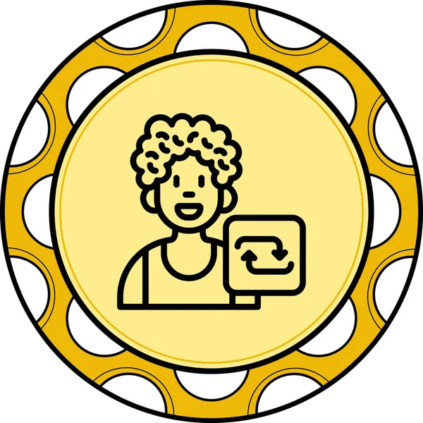 Web simgesi vektör illüstrasyonunu tekrarla