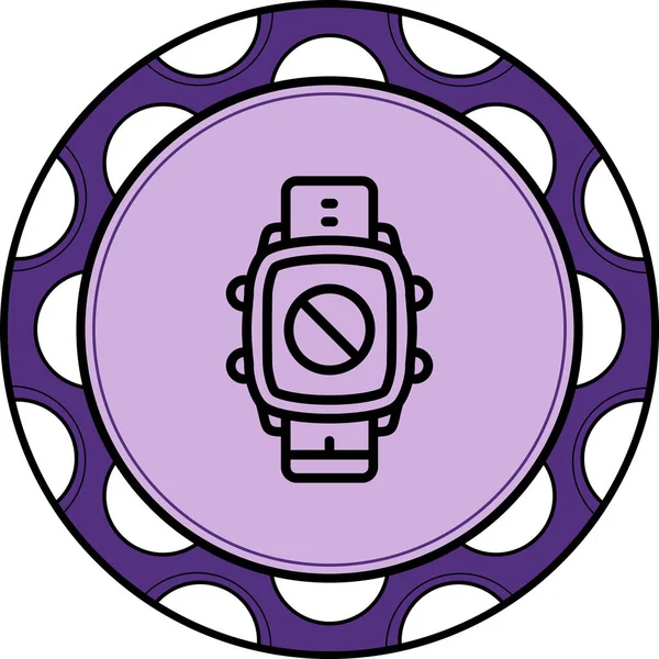 Akıllı Saat Yasaklama Stili İşlevsel Web Arayüzü Elemanı