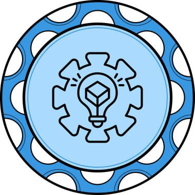 Yenilik simgesi vektör illüstrasyon tasarımı