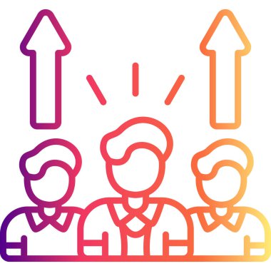 takım web simgesi vektör illüstrasyonu