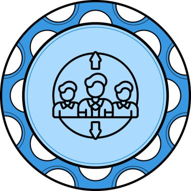 Görev simgesi vektör illüstrasyon tasarımı