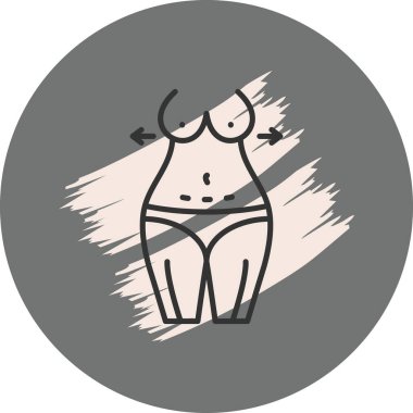 İnsan Vücut Tarzı İşlevsel Web Arayüzü Elementi