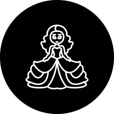 Prenses Dengeli Marka Vektörü Sembolü