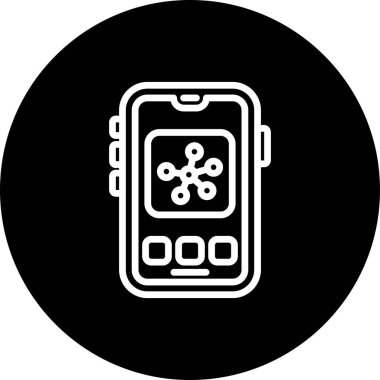 Mobil Ağ Sofistike Özel Vektör Sanat Nesnesi