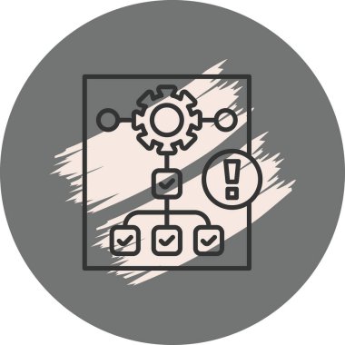 Proje web simgesi vektör illüstrasyonu