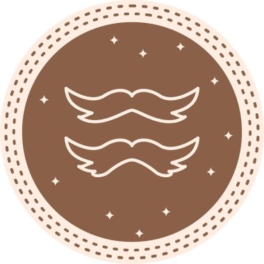 Bıyık Profesyonel Asgari Yaratıcı Grafik Nesnesi