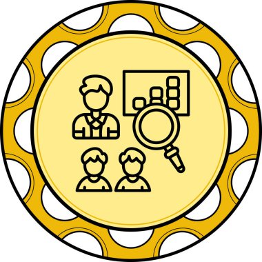 Proje web simgesi vektör illüstrasyonu