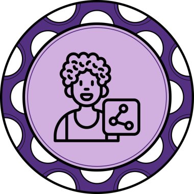 Web simge vektör çizim paylaşmak