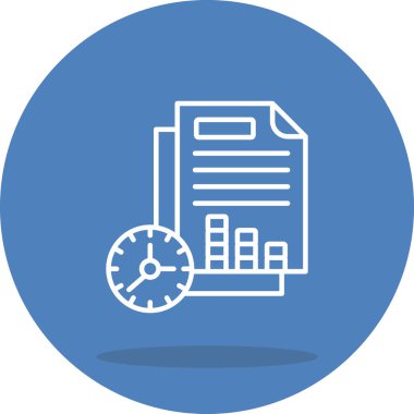 Proje Yönetimi web simgesi vektör illüstrasyonu