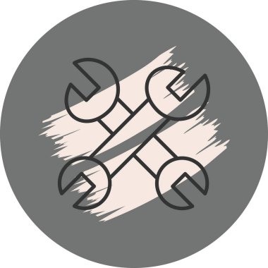 Minimum Düz Yaratıcı Grafik Tasarımı Anahtarı