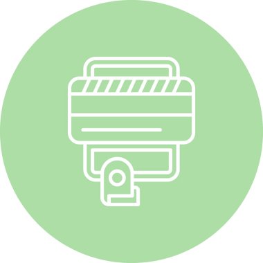 Çevrimiçi Ödeme web simgesi vektör çizimi