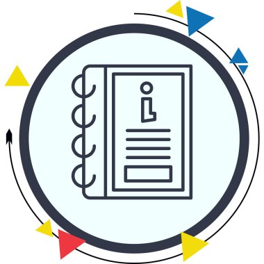 El Kitabı Dengeli Profesyonel Markalaşma Grafik Sembolü