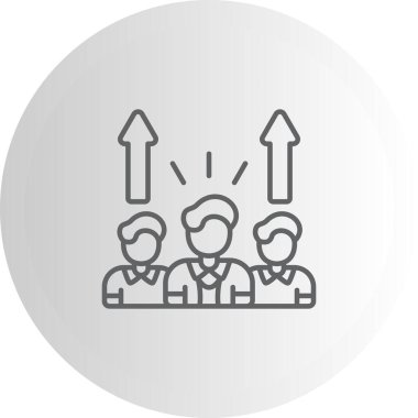 takım web simgesi vektör illüstrasyonu