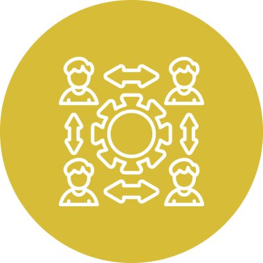  toplantı simgesi vektör illüstrasyon tasarımı