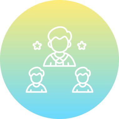 Web simgesi vektör illüstrasyonuna öncülük eder