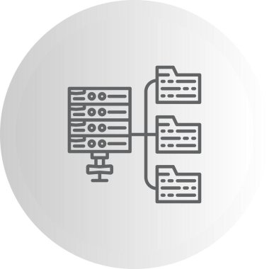 Web Sitesi Genel Bağlantı Simgesi, Vektör İllüstrasyonu 