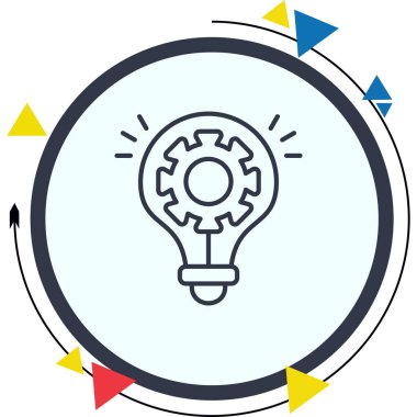 Yenilik simgesi vektör illüstrasyon tasarımı