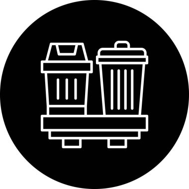 Çöp Kutusu Yaratıcı Yüksek Çözünürlüklü Grafik Elementi