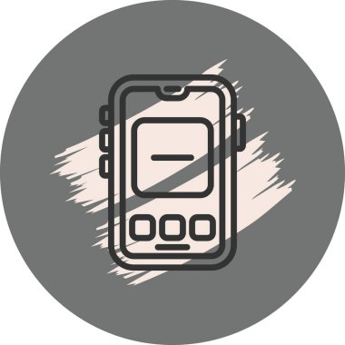 Mobil Çıkarma Yenilikçi Düz Ürün Tasarım Sembolü