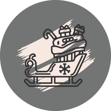 Noel Kızağı Minimum Dijital Tasarım Özelliği