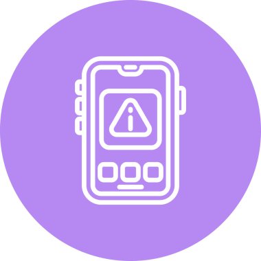 Hata web simgesi vektör illüstrasyonu