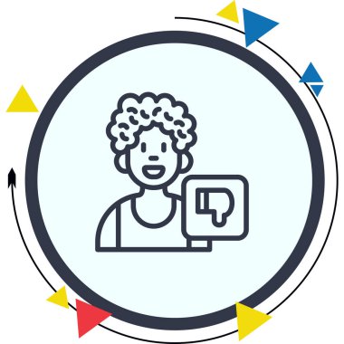 Web simgesi vektör illüstrasyonundan hoşlanmadım