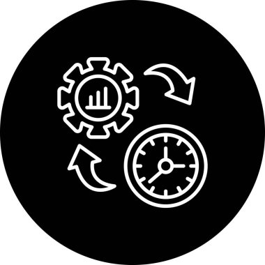 Verimlilik Premium Çağdaş Düz Vektör Özelliği