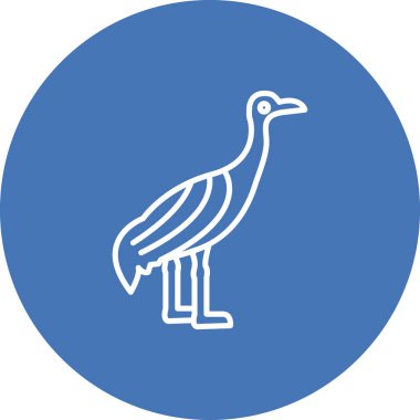 Sandhill Crane Modern Yaratıcı Sanat Sembolü          