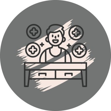 Pozitif Düşünme Simgesi, Basit İllüstrasyon